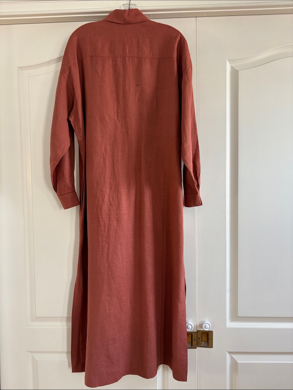 The J. Peterman Company Linen Maxi Dress Size Medium - Picture 2 of 8